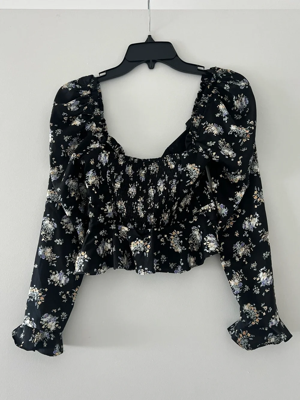ASTR the Label Floral Satin Top